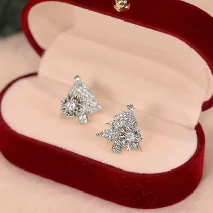 🎄Kerstaanbieding 50% UIT🎅✨Draaibare Snowflake Boom Oorbellen💖